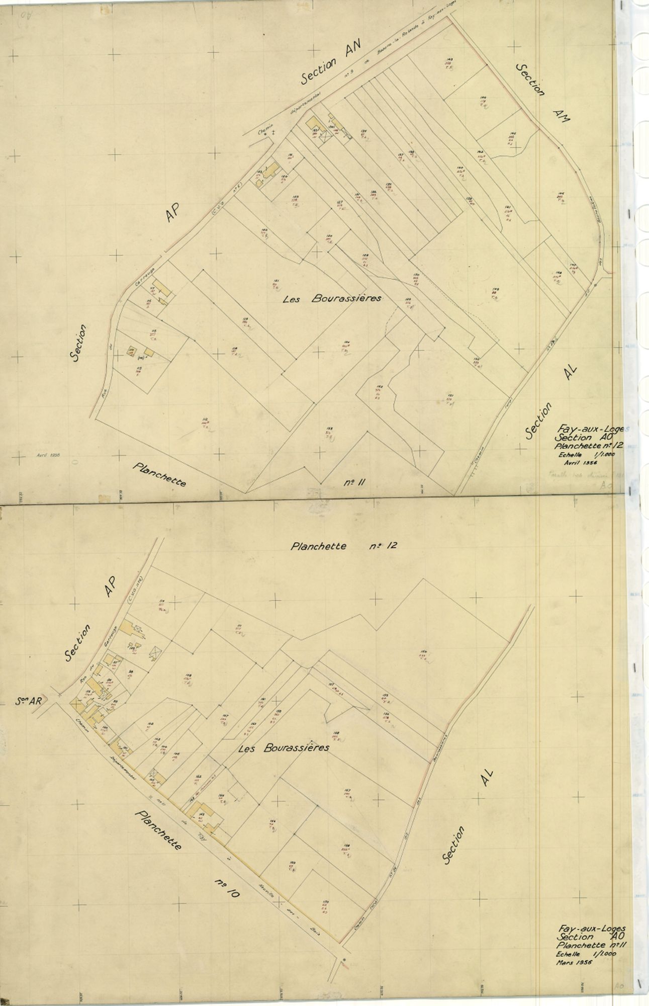 Fay-aux-Loges - Sections