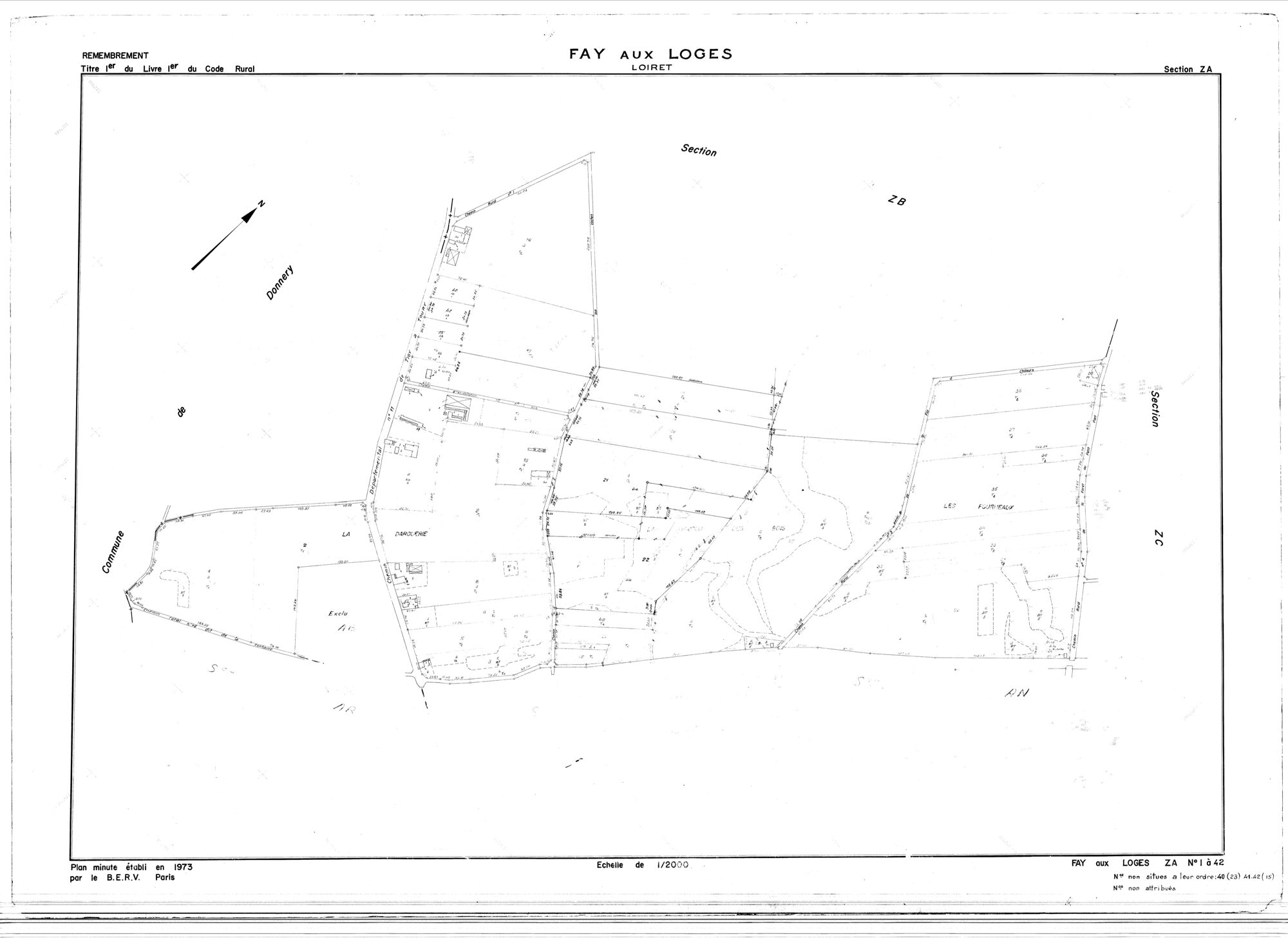 Fay-aux-Loges - Sections
