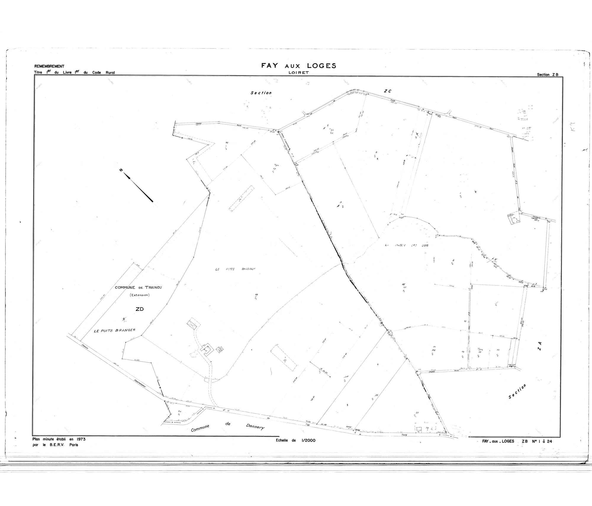 Fay-aux-Loges - Sections