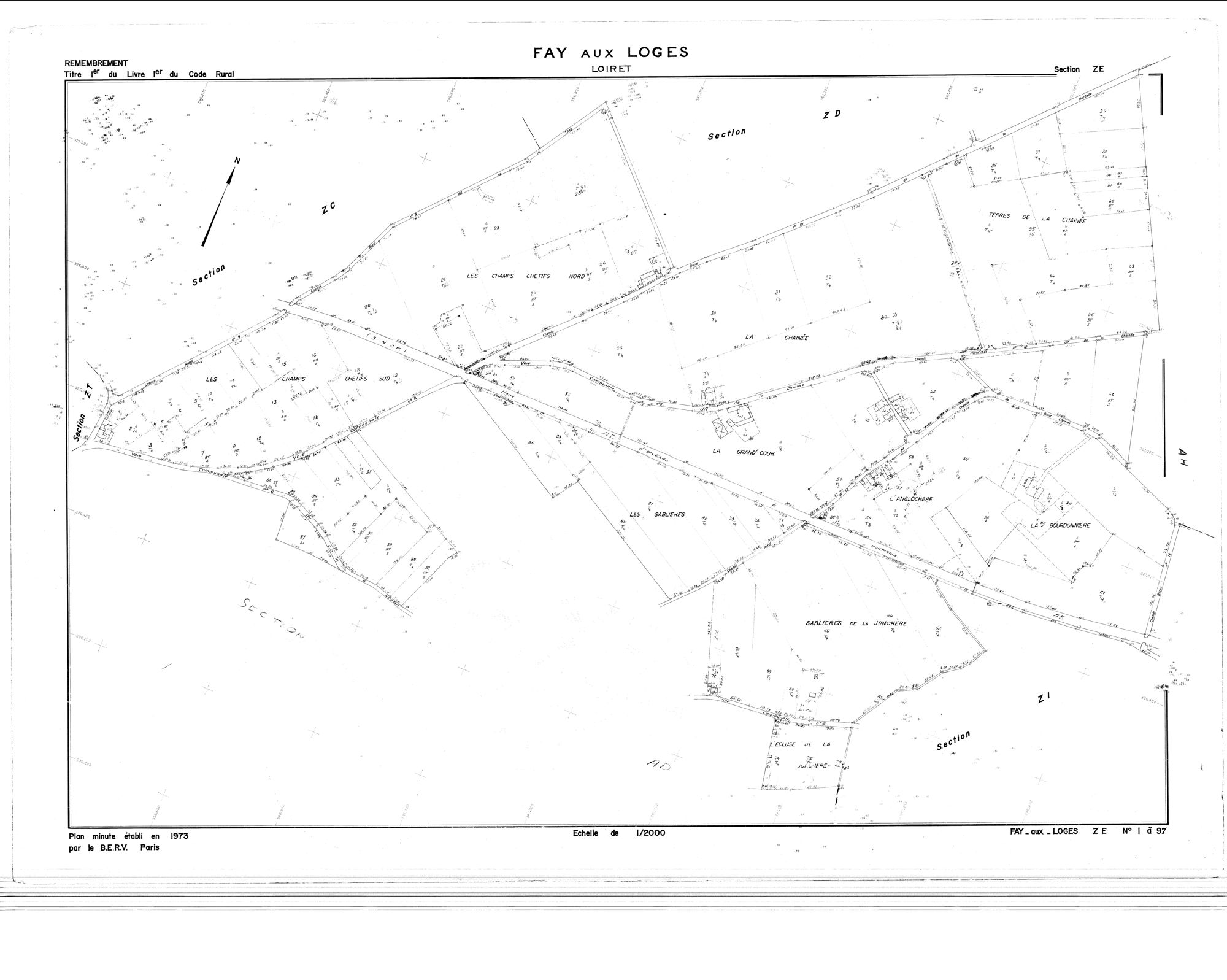 Fay-aux-Loges - Sections