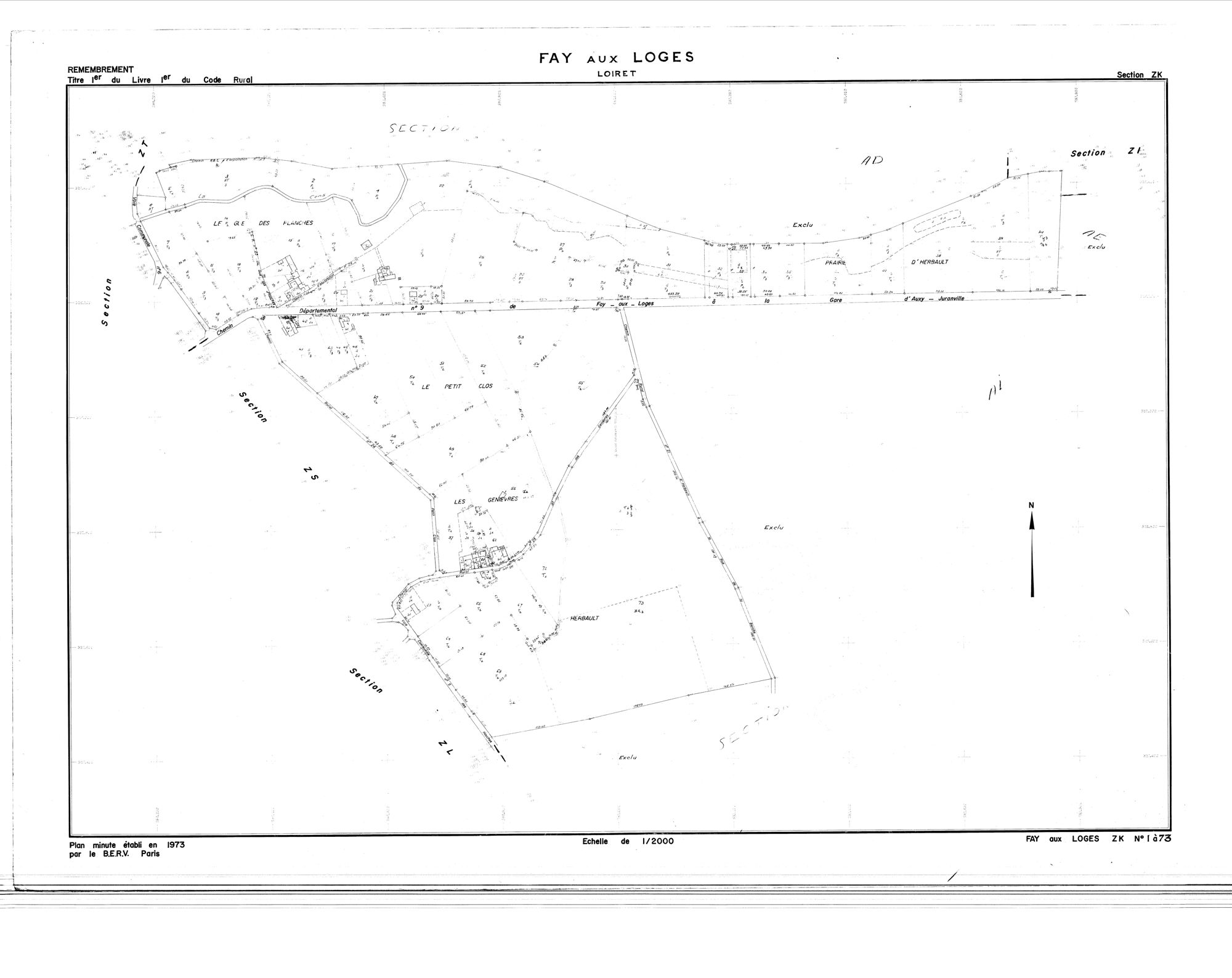 Fay-aux-Loges - Sections