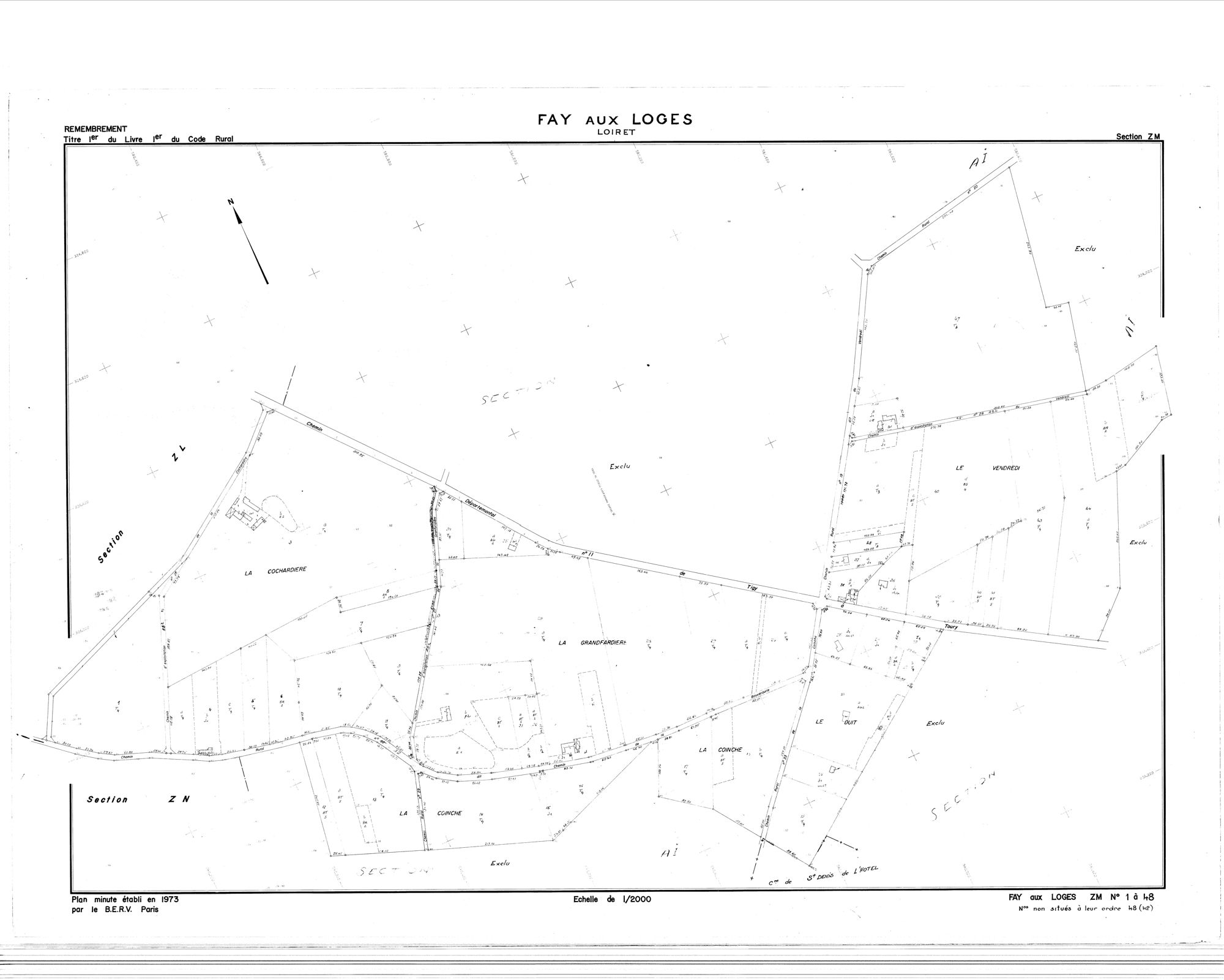 Fay-aux-Loges - Sections