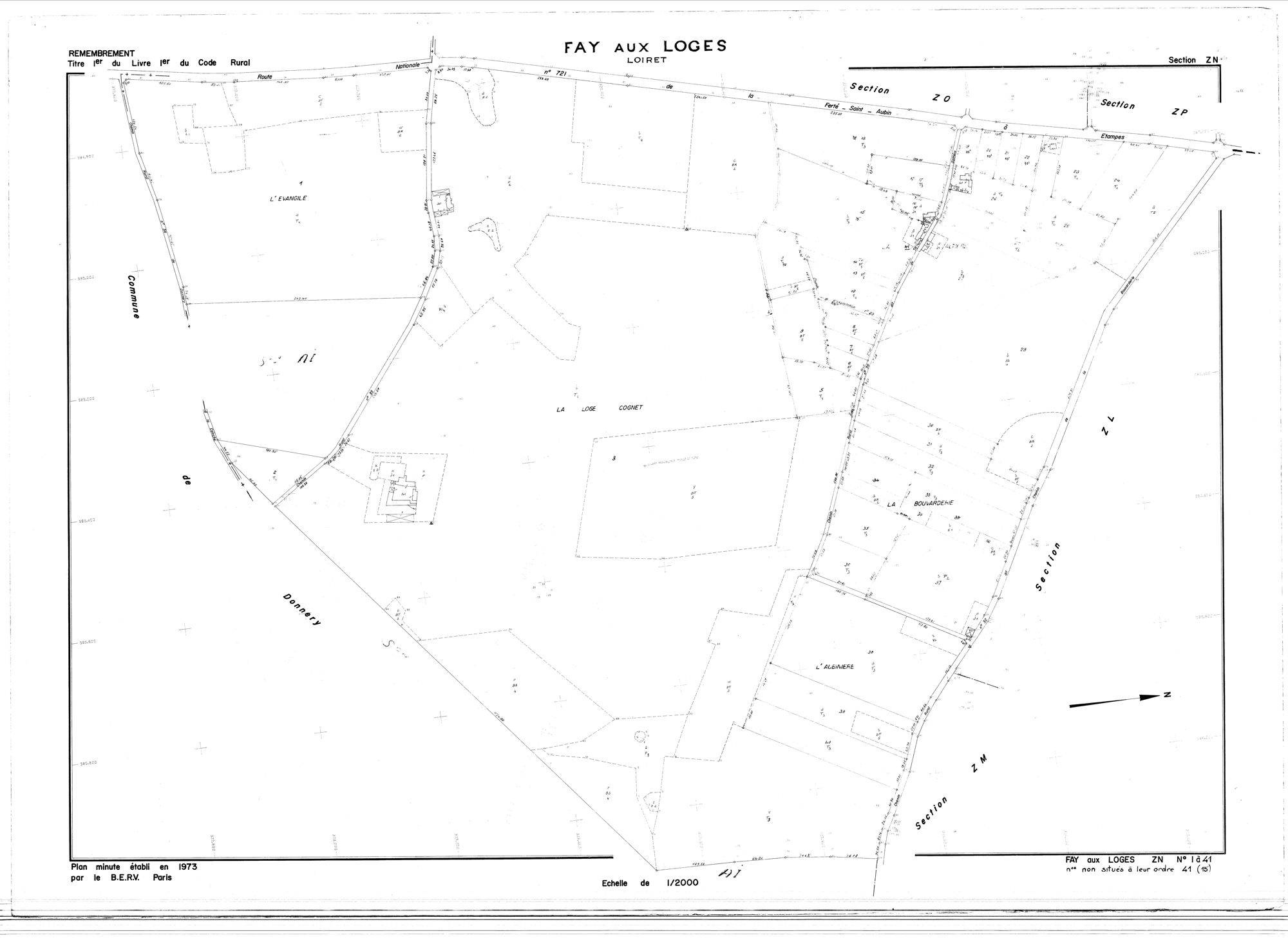 Fay-aux-Loges - Sections