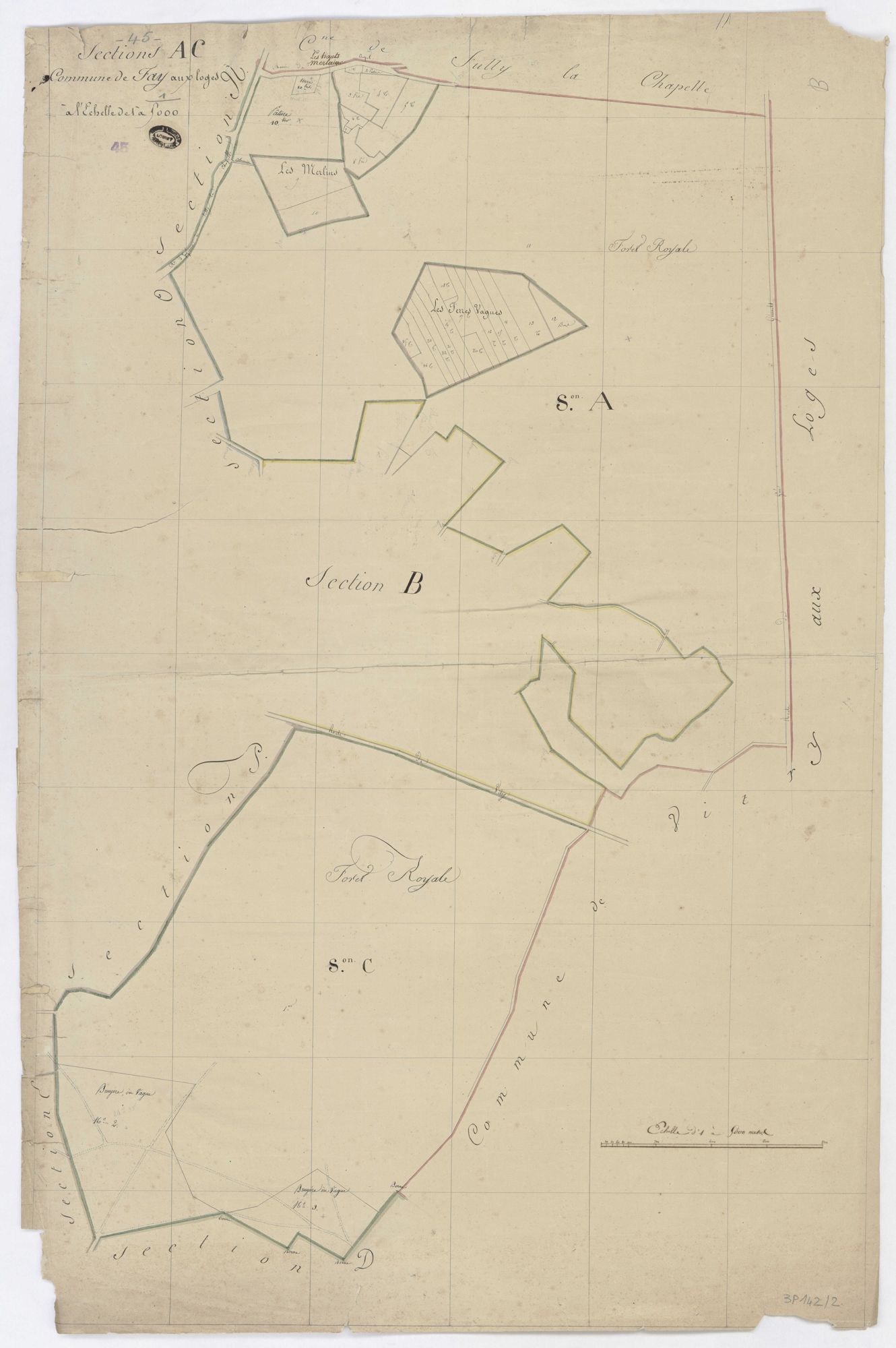 Fay-aux-Loges - Sections