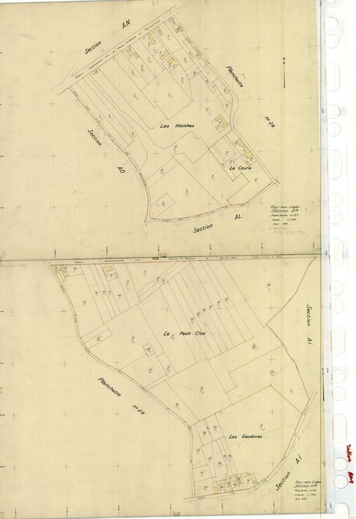 Fay-aux-Loges - Sections