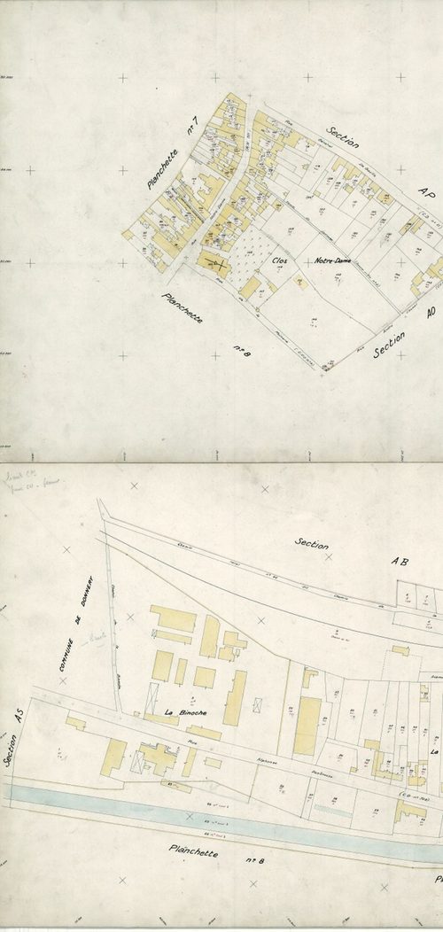 Fay-aux-Loges - Sections