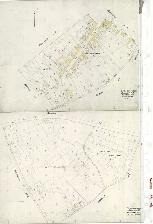 Fay-aux-Loges - Sections
