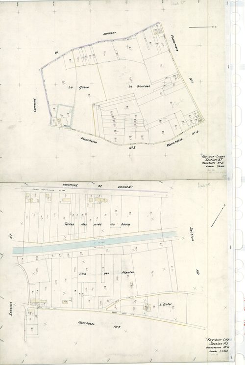 Fay-aux-Loges - Sections