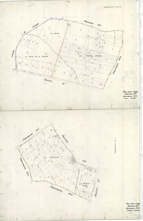 Fay-aux-Loges - Sections