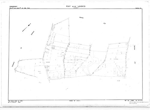 Fay-aux-Loges - Sections