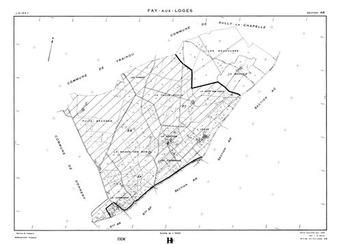 Fay-aux-Loges - Sections