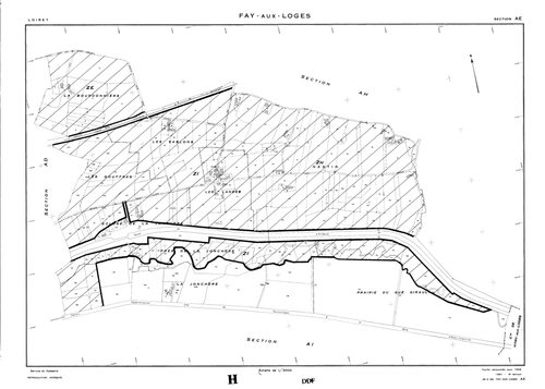 Fay-aux-Loges - Sections