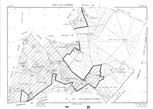 Fay-aux-Loges - Sections