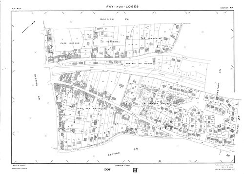 Fay-aux-Loges - Sections