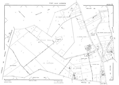 Fay-aux-Loges - Sections