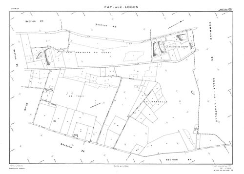 Fay-aux-Loges - Sections