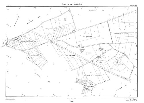 Fay-aux-Loges - Sections