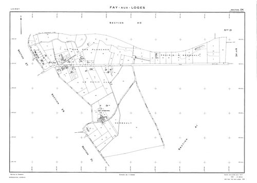 Fay-aux-Loges - Sections