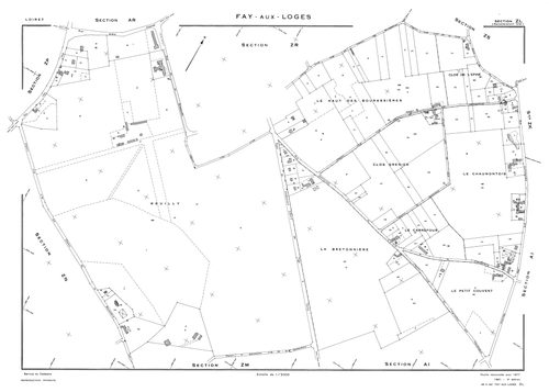 Fay-aux-Loges - Sections