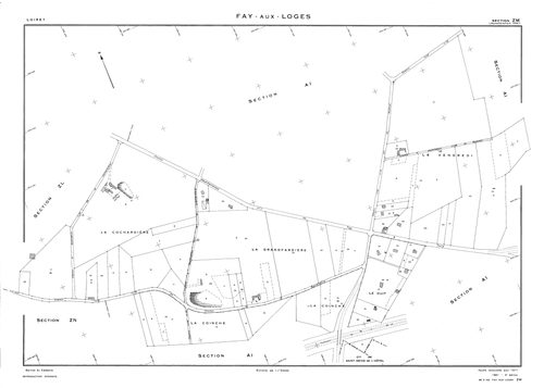 Fay-aux-Loges - Sections
