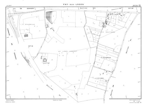 Fay-aux-Loges - Sections