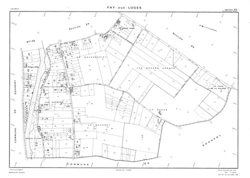 Fay-aux-Loges - Sections