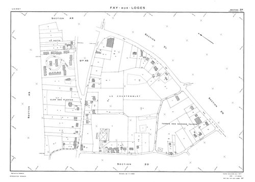 Fay-aux-Loges - Sections