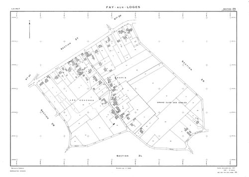 Fay-aux-Loges - Sections