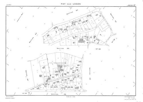 Fay-aux-Loges - Sections