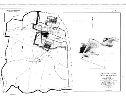 Férolles - Sections