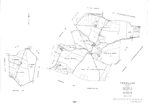 Férolles - Sections