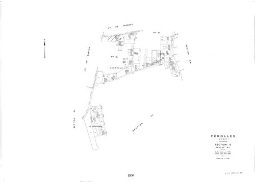 Férolles - Sections
