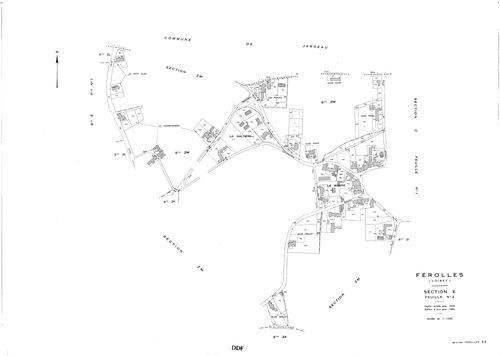 Férolles - Sections