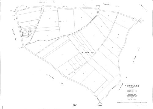 Férolles - Sections