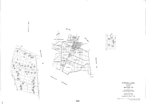 Férolles - Sections