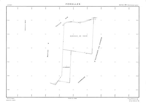 Férolles - Sections