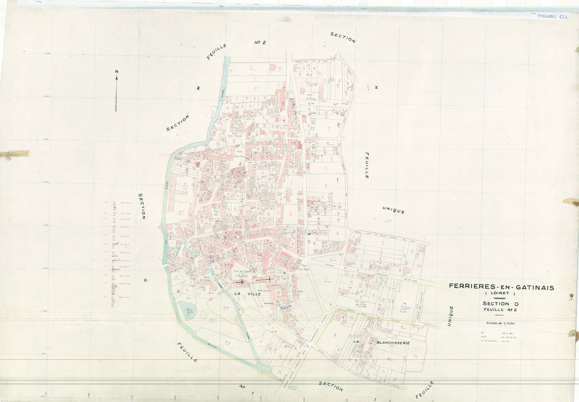 Ferrières-en-Gâtinais - Sections