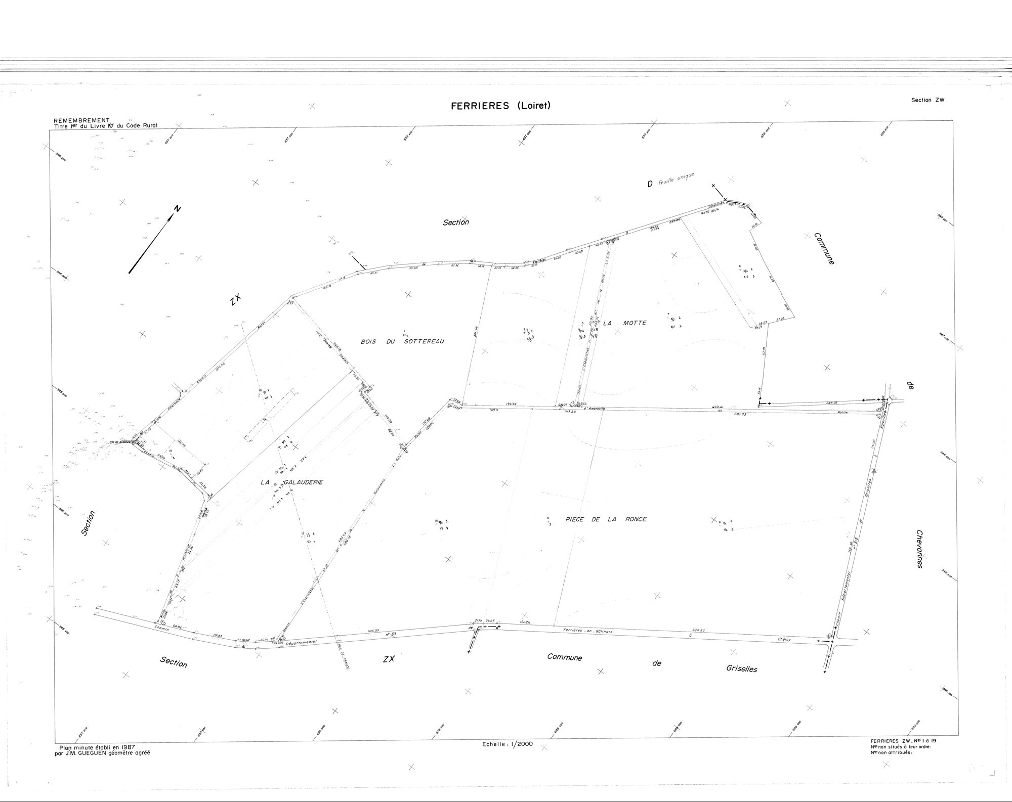 Ferrières-en-Gâtinais - Sections