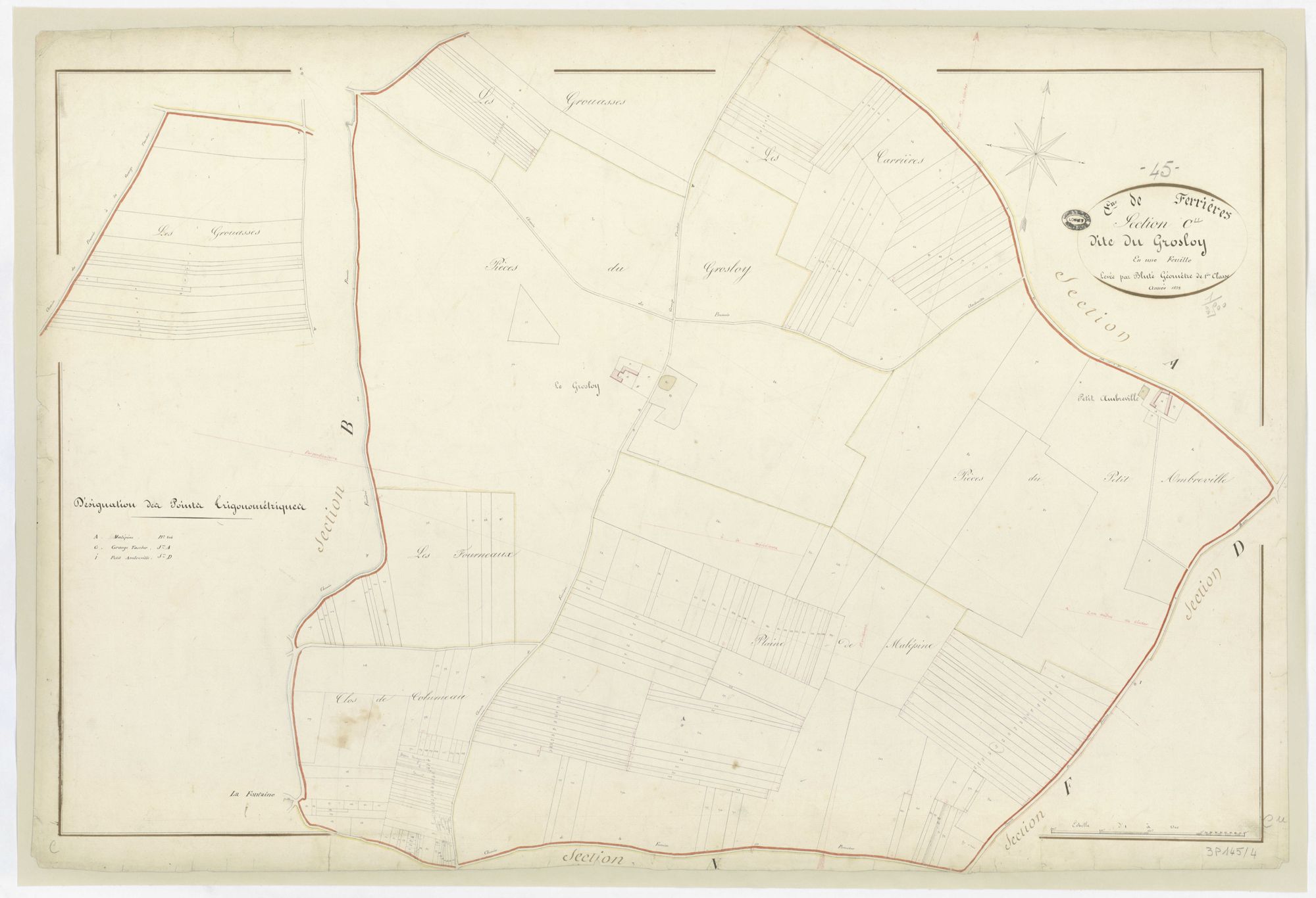 Ferrières - Sections