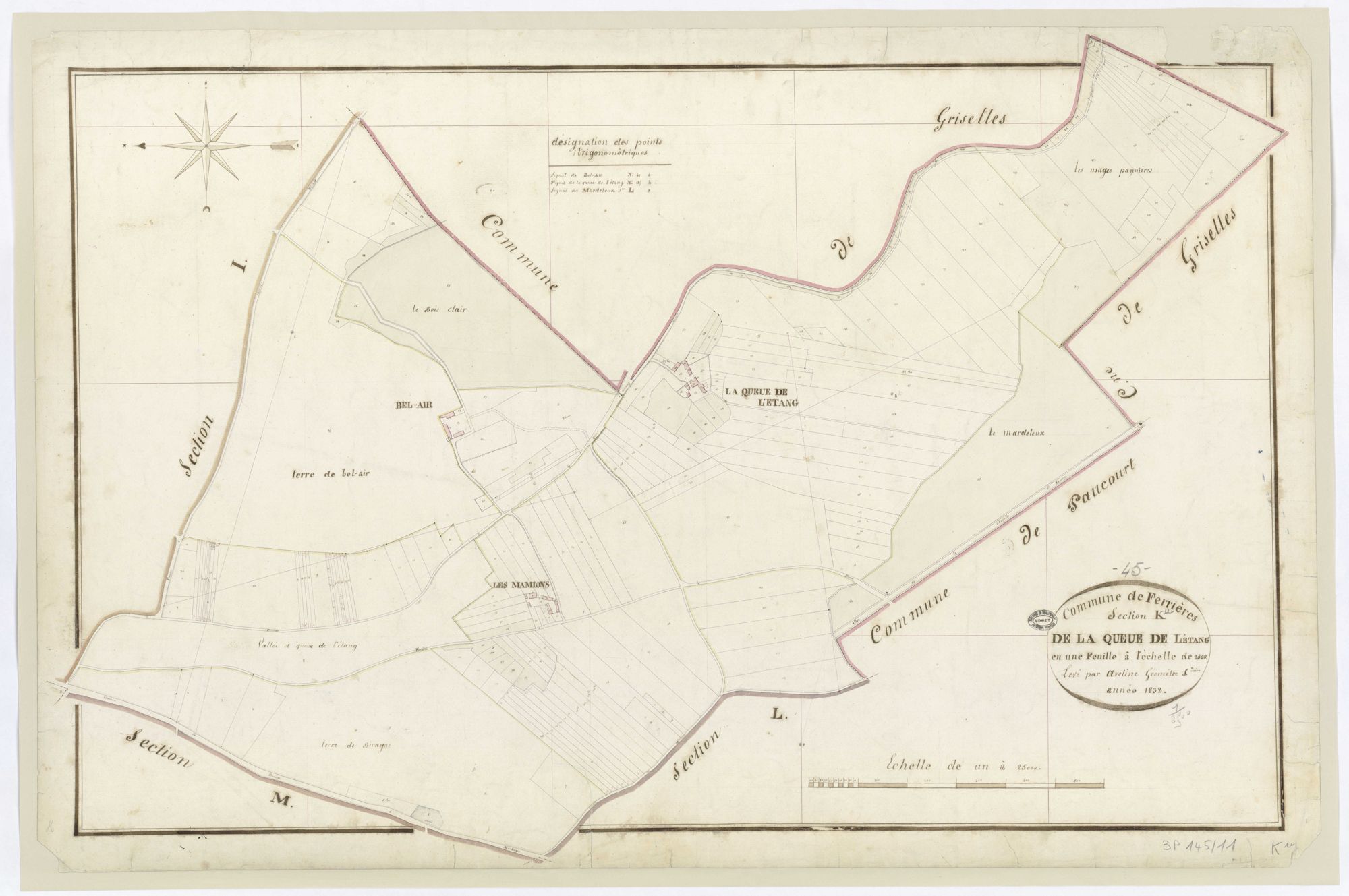 Ferrières - Sections