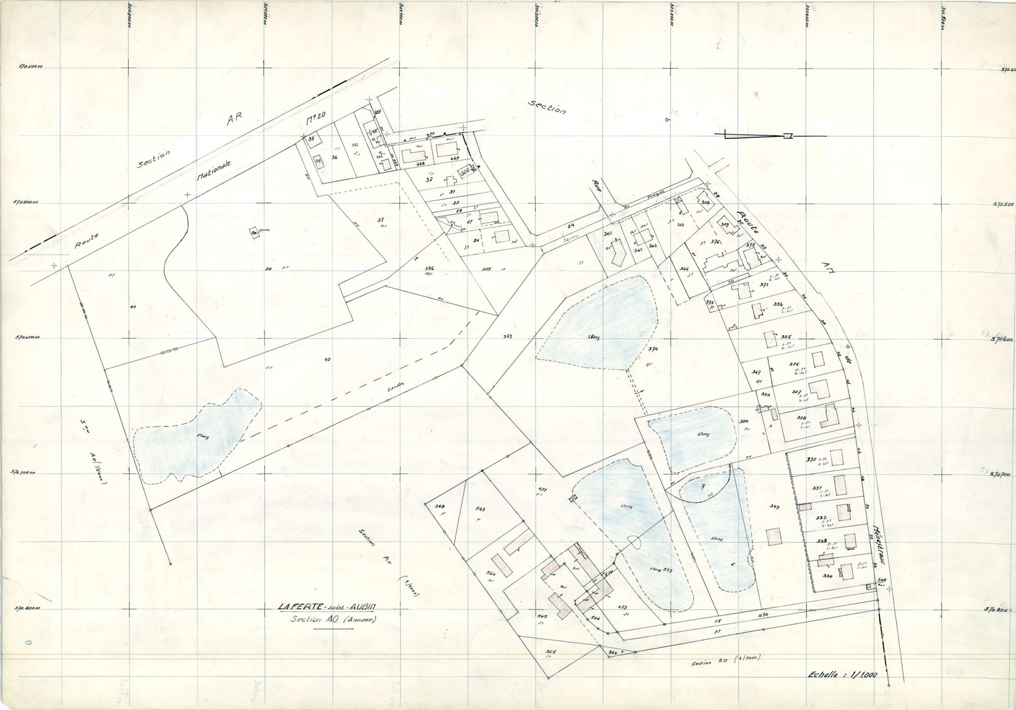 La Ferté-Saint-Aubin - Sections