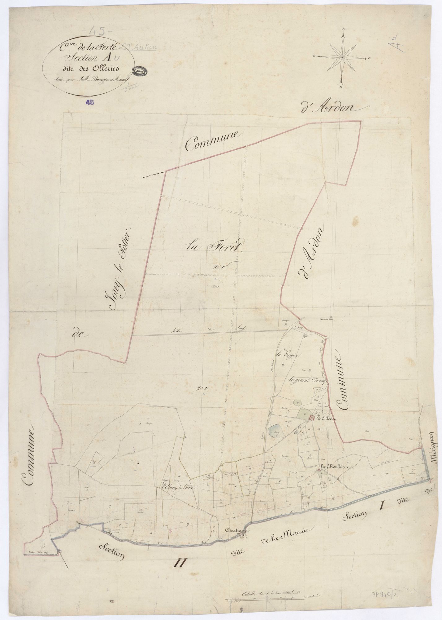 La Ferté-Saint-Aubin - Sections