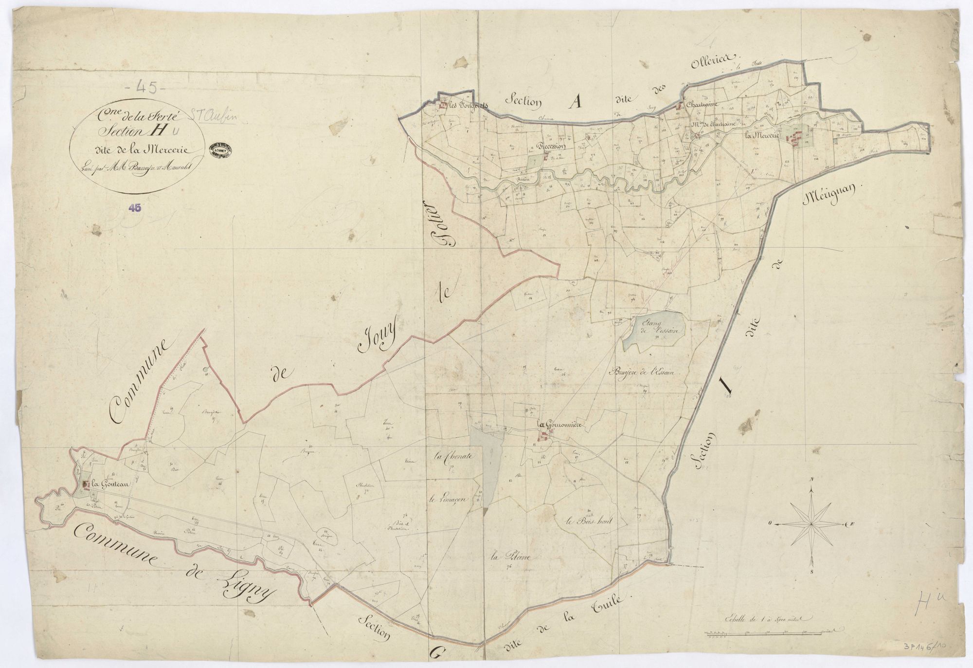 La Ferté-Saint-Aubin - Sections