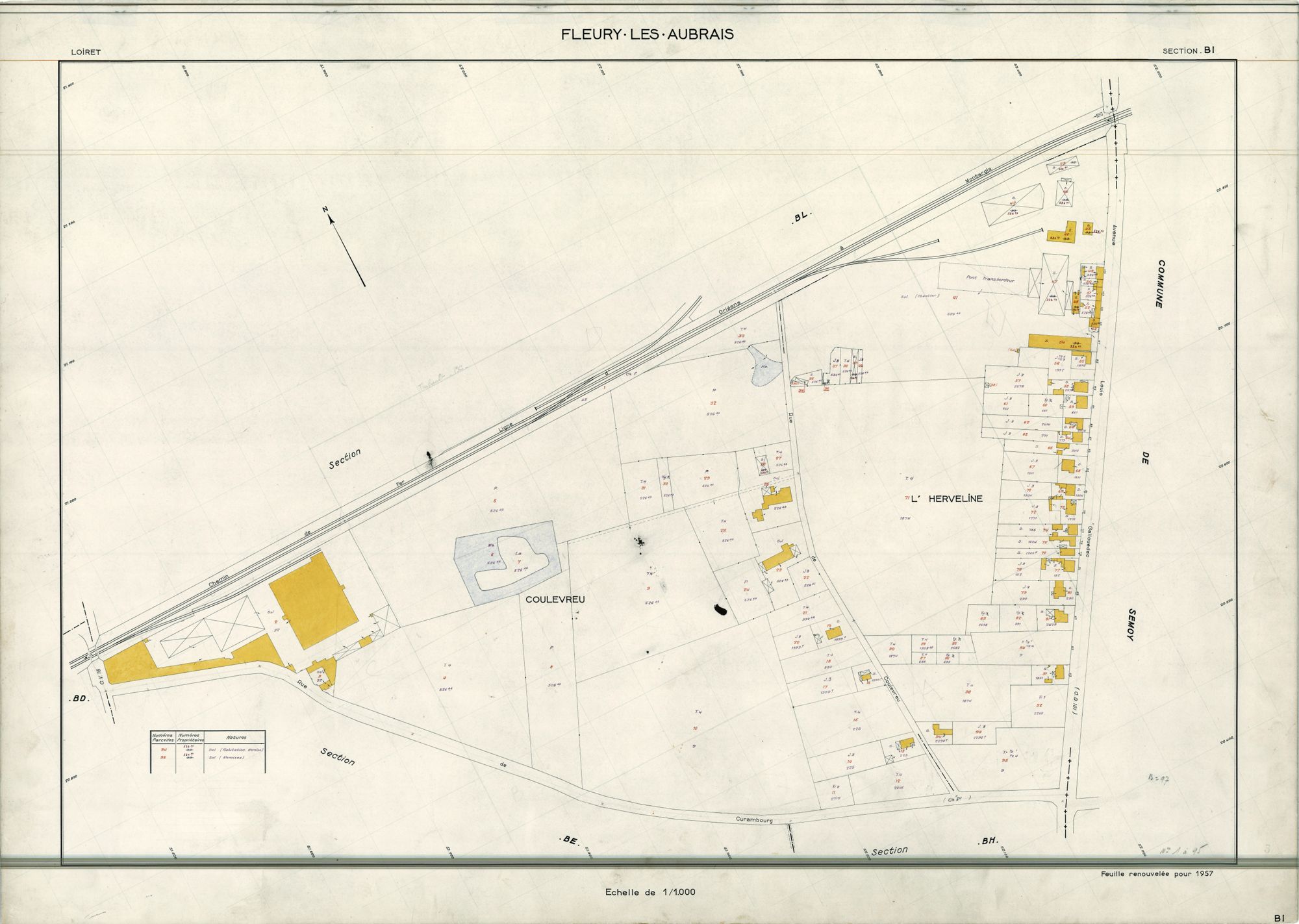 Fleury-les-Aubrais - Sections