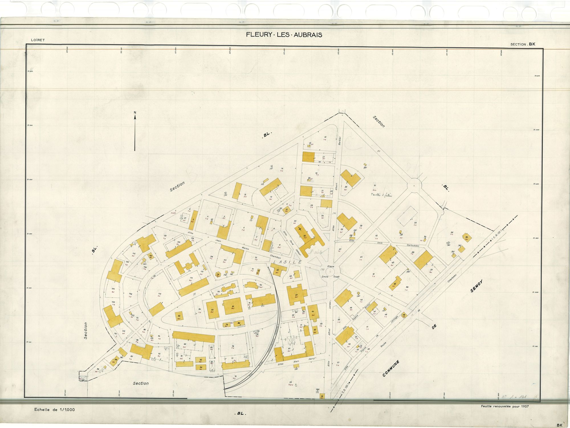 Fleury-les-Aubrais - Sections