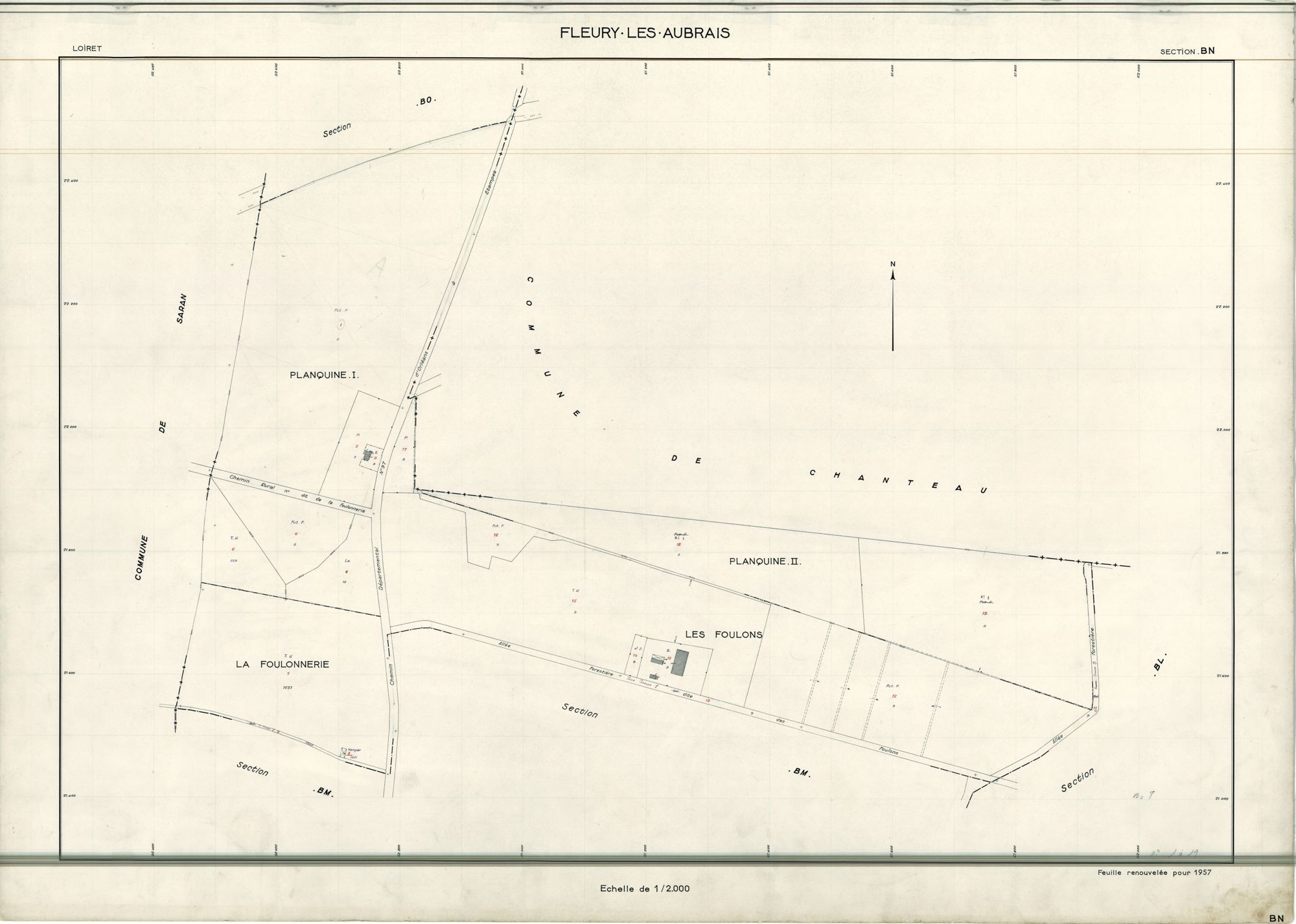 Fleury-les-Aubrais - Sections