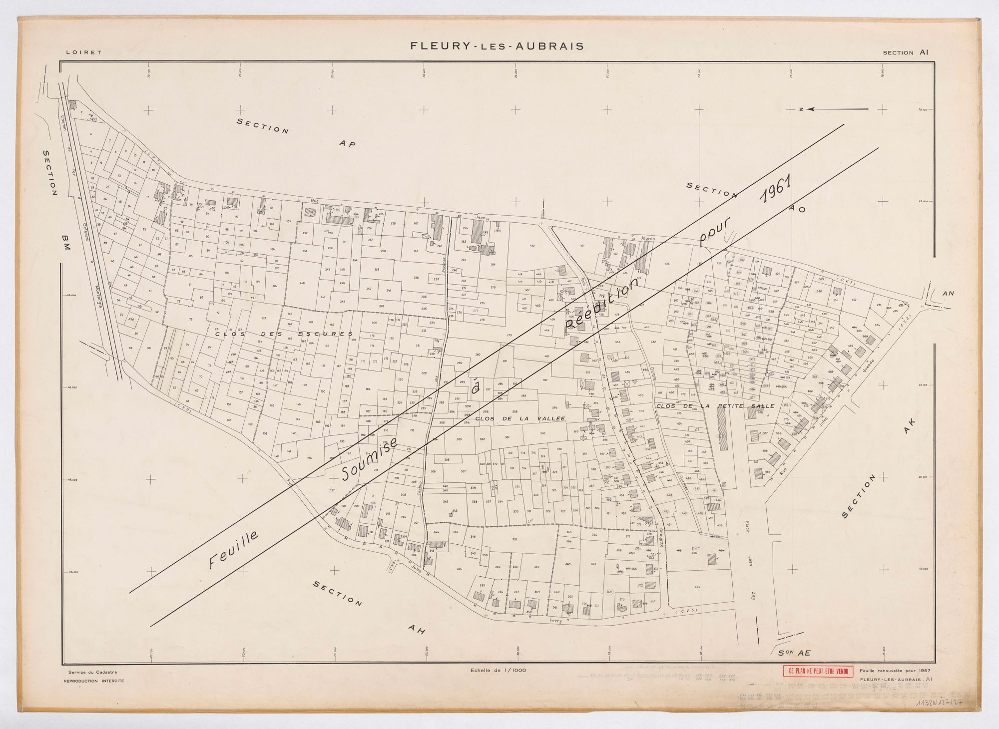Fleury-les-Aubrais - Sections