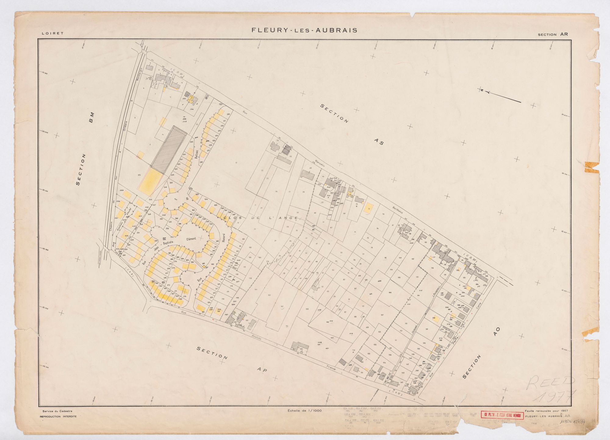 Fleury-les-Aubrais - Sections