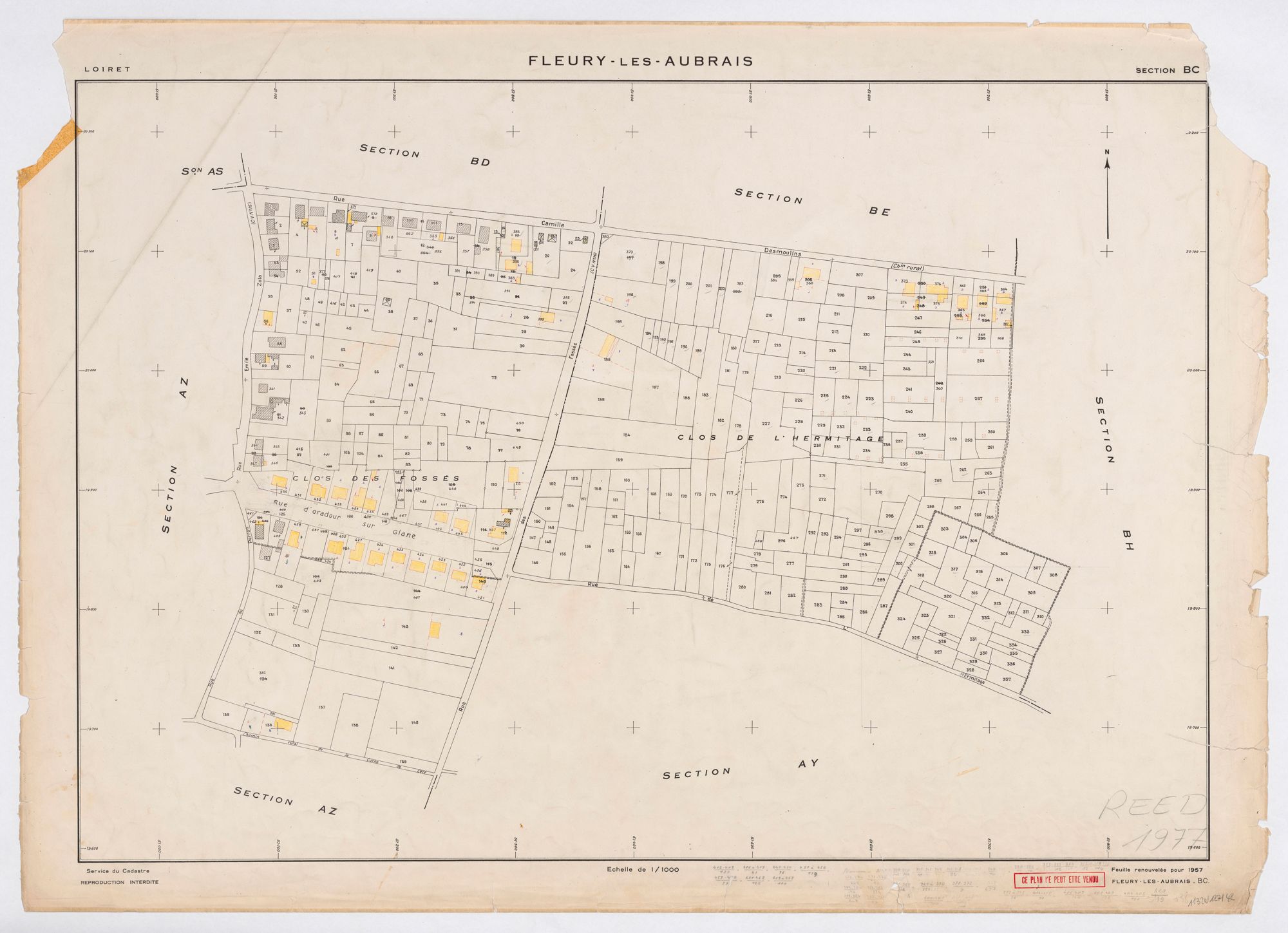 Fleury-les-Aubrais - Sections