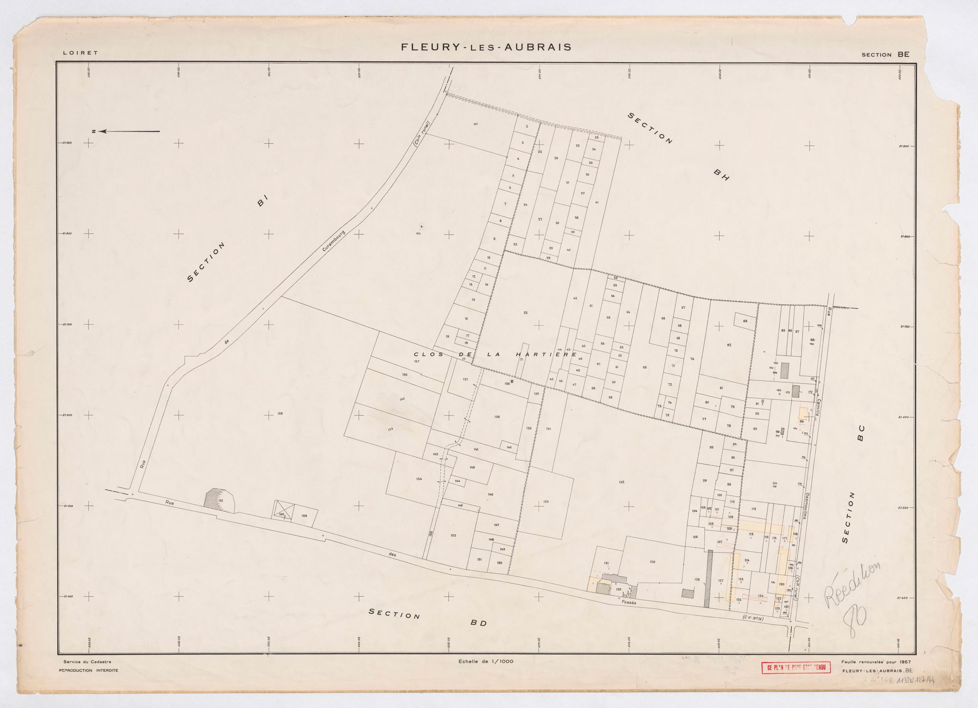 Fleury-les-Aubrais - Sections